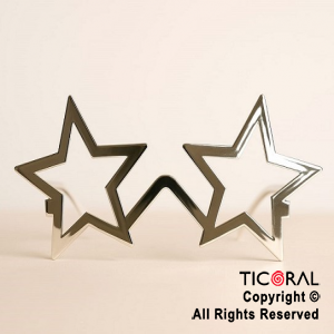 ANTEOJO ESTRELLA PLATA x 1